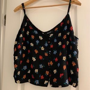 Madewell Floral V Neck Cami Size 12